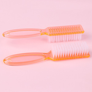 Brosse de nettoyage pour ongles à long manche, poils en nylon, manche en plastique, avec logo personnalisé pour le nail art - Product Image 3