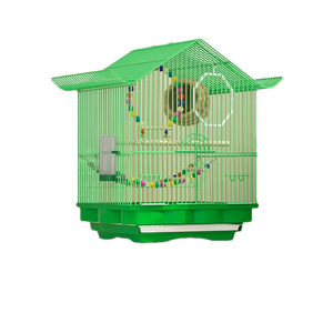 Eleganter Vogelkäfig für den Innenbereich: Eingeriegelter Vogel-Villa-Käfig für Wellensittiche und Papageien aus Eisen – ideal für den grenzüberschreitenden Handel - Product Image 6