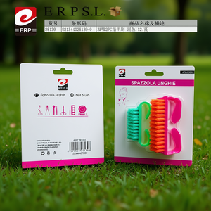 Cepillo de Uñas de Doble Succión, 2 Piezas, Colores Variados, 12 por Paquete, Herramienta de Limpieza - Product Image 3