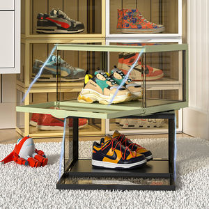 Boîte de rangement pour figurines d'<span class=keywords><strong>action</strong></span> de chaussures de boxe de luxe en PS à haute transparence, personnalisable, faible MOQ, en stock - Product Image 2