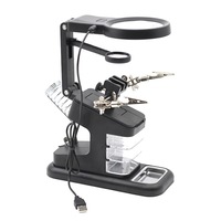 TH-7026 professionnel 10LED lumière aidant les mains loupe