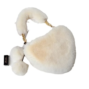 Nuevo Bolso de Hombro de Peluche con Forma de Corazón y Borlas, de Piel Sintética, Exclusivo para Mujer, Colección 2025 - Product Image 5