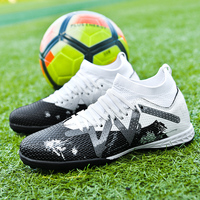 Direct usine, Crampons de football à col montant pour terrain synthétique et FG, couleurs et tailles personnalisables, pour toute saison, printemps, intérieur/extérieur