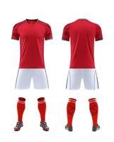 Beliebtes Nationalmannschaft Fußball-Trikot-Set, Individuelles Trikot mit Namen, Sublimationsdruck, Original Fan Thailand Fußballtrikots