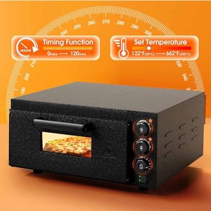 <span class=keywords><strong>Four</strong></span> à pizza électrique de comptoir XEOLEO commercial de 16 pouces / Utilisation domestique, un niveau, un plateau, <span class=keywords><strong>mini</strong></span> <span class=keywords><strong>four</strong></span> à pizza de table - Product Image 3