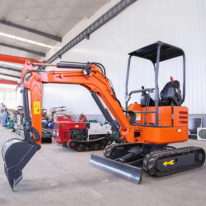 Mini-excavatrice ELORRY 0.8T de haute qualité, mini-pelleuse 0.8 tonne, excavatrice sur chenilles - Product Image 2