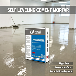 Composé autonivelant à base de ciment, <span class=keywords><strong>sac</strong></span> de 25 kg, prise rapide, sans rétrécissement, <span class=keywords><strong>mortier</strong></span> autonivelant pour la construction résidentielle intérieure - Product Image 1
