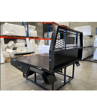 Plateau et auvent en aluminium Lamax pour pick-up double/simple/extra cabine avec garde-boue, porte-roue et boîte à outils