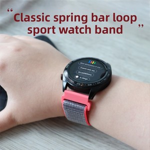 Cross-biên Giới Nylon quyến rũ thể Thao Vòng dệt ban nhạc đồng hồ tương thích với cho bánh S3 20/22mm - Product Image 4