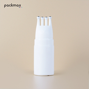 Tubes applicateurs de sérum capillaire de 60 ml avec 4 billes roulantes – Contenant vide en plastique PE pour traitement de la croissance des cheveux - Product Image 2