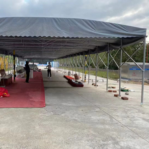 Usine <span class=keywords><strong>Source</strong></span> extérieur pliant grand hangar de stockage bras auvent automatique rétractable push-pull auvent - Product Image 1