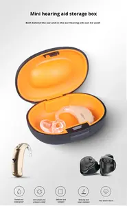 กล่องเก็บของแบบพกพา ABS กันกระแทก สำหรับเครื่องช่วยฟังแบบฝังในหูและแบบคล้องหู ขายส่ง - Product Image 2