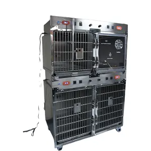 Yishanghe YSHPC-08 Factory Price Stainless Steel Veterinary Medical Cage OxygenCage For Vet Clinic