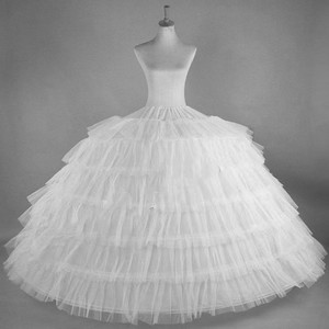 <span class=keywords><strong>Jupon</strong></span> de mariée LY-PC0008 en <span class=keywords><strong>tulle</strong></span>, crinoline volumineuse à 6 cerceaux, longueur 110 cm - Product Image 3