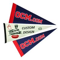 Chine Fournisseur Pas Cher Couleur Sublimation Camping Drapeaux Promotionnels Et Bannières Personnalisé Feutre Fanion Drapeau
