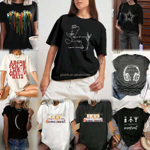 Ladies Casual Summer Outdoor Sports Top Gold Lip Print T-Shirt Short Sleeves Flannel Denim Batik Fabric Saisonnier Holiday Gift - Product Image 2