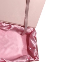 Caja de Regalo Magnética Personalizada Kexin con Logotipo de Lujo para Pelucas, Ropa, Cosméticos, Extensiones de Cabello, Maquillaje, Color Rosa