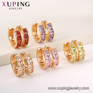 29255 Xuping Gioielli 18K Placcato <span class=keywords><strong>Oro</strong></span> di Modo Huggies Orecchino Per Le Donne, Monili Dell'orecchino - Product Image 2