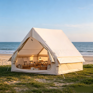 Tente <span class=keywords><strong>de</strong></span> <span class=keywords><strong>camping</strong></span> gonflable en polyester <span class=keywords><strong>de</strong></span> 6,3 m²/12 m² avec taille personnalisée, design imperméable quatre saisons - Product Image 6