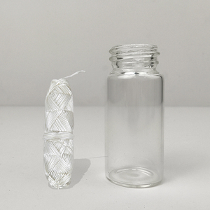 Fil <span class=keywords><strong>dentaire</strong></span> en soie naturelle biodégradable réutilisable dans un récipient en verre, fil de soie pur, adapté aux gencives sensibles - Product Image 5