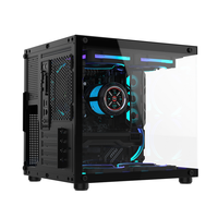ALSEYE New Design Computer Case Cube Mini-B Black Color ARGB PC Case With Glass Window