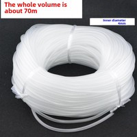 Tuyau de rechange pour aquarium, tube souple en PVC de 4 mm de diamètre intérieur, compatible avec les pompes à air, les diffuseurs d'oxygène et les accessoires.