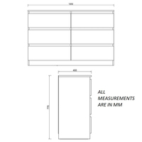 Commode en bois blanc de style nordique moderne, avec beaucoup de rangement, durable et pratique pour la chambre à coucher