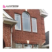 Doorwin Nouveau UPVC/pvc fenêtres Manivelle Ouvert Casement avec Poignée Maison Fenêtre Verre Design