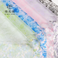 Papier d'emballage floral semi-transparent Xihuanong Floral Forest, style frais, feuille pour bouquet DIY, fournitures de fleuriste en gros