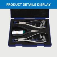 Kit de réparation et de démontage pour lunettes sans monture, avec pince optique