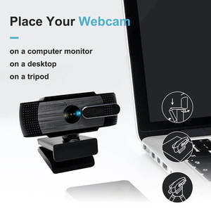 Cámara Web para Computadora con Enfoque Automático Full HD 1080P y Micrófono para Videoconferencias y Educación, Cámara Web USB en Stock - Product Image 4