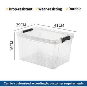 Chất Lượng Cao Jmst101 Đa Chức Năng Nhựa Trong Suốt Lưu Trữ Hộp 66L Lớn Stackable Rõ Ràng Nhựa Lưu Trữ Hộp Với Xử Lý - Product Image 2