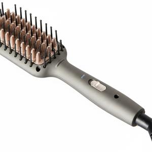 Usine directement vente 2 en 1 Mini peigne personnalisé lisseur Styles de maison chauffage rapide sèche-cheveux brosse peigne chaud - Product Image 2