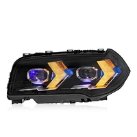 06-10 pour BMW X3 Ensemble de phares Modèle E83 Modification Feux de jour à LED avec clignotants Feux laser