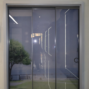 <span class=keywords><strong>Puerta</strong></span> <span class=keywords><strong>Corredera</strong></span> Ultrafina de Aleación de Aluminio con Doble Acristalamiento y Aislamiento Térmico para Interiores, Dormitorios, Cocinas, Baños y Apartamentos - Product Image 3