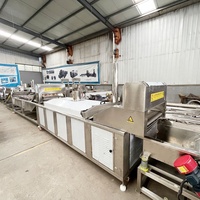 Ligne de production industrielle de chips de pommes de terre frites de manioc doux frites entièrement automatique frites surgelées