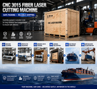 Machine de découpe laser à fibre CNC 3 axes économique 1500W Marque CM Refroidissement par eau pour la découpe de tôles en acier inoxydable