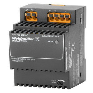 Gloednieuwe & PLC Switchg-voeding <span class=keywords><strong>PRO</strong></span> STA 30W 12V 2.6A 2580220000 *Op voorraad* Premiumwaarde - Product Image 1