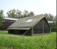YOLO Tente de camping portable quatre saisons, 12 mètres carrés, imperméable, en polyester Oxford 150D, double couche, une chambre, pour 3-4 personnes, extérieur