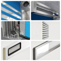 Persiana enrollable automática personalizada para garaje, puerta enrollable Exterior seccional, puerta en espiral de alta velocidad de rodadura rápida