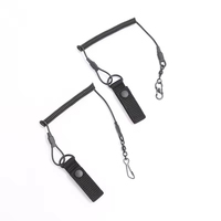 Ceinture tactique multifonctionnelle d'extérieur, chaîne de taille anti-perte, chaîne à ressort élastique, porte-clés, boucle de montagne, accessoires de chasse