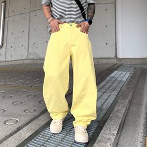 High Street Fashion hommes jambe droite lavé à la <span class=keywords><strong>pierre</strong></span> de haute qualité Jeans Designer personnalisé couteau incurvé pantalon pour hommes - Product Image 1