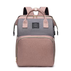 Customized Mommy Baby <strong>Bags</strong> for Mom Diaper <strong>Bag</strong> <strong>Backpack</strong> With <strong>Changing</strong> Station Maternity Nappy <strong>Bag</strong> With Foldable Baby Bed - Product Image 6