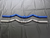 Accessoires de fitness pour la gym : Poignées de traction en alliage d'aluminium pour biceps et triceps (type Z Bar)