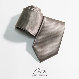 Corbata personalizada de poliéster a rayas con logotipo floral para hombre, accesorio festivo formal y de boda para negocios - Product Image 2