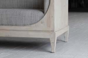 Modern Scandinavian-Style Minimalist <strong>White</strong> Pine Fabric Sofa Other Furniture Recycled Pine for Hotel Living Room Decorative - Product Image 6