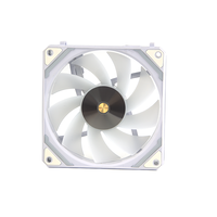 Ensemble de 3 ventilateurs de refroidissement CPU Infinity Mirror ARGB 120 mm, kit de ventilateurs avec interface 4 broches, boîtier de PC de jeu PBT+PC, roulement fluide, télécommande