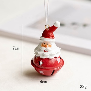 Ornements de cloche d'arbre de Noël en résine <span class=keywords><strong>Vintage</strong></span> de qualité supérieure Décor suspendu unique pour les décorations de maison de vacances - Product Image 6