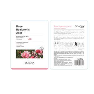 BIOAOUARose acide hyaluronique éclaircir <span class=keywords><strong>masque</strong></span> <span class=keywords><strong>hydratant</strong></span> soins de la peau <span class=keywords><strong>masque</strong></span> facial pour femme pack facial <span class=keywords><strong>tissu</strong></span> <span class=keywords><strong>masque</strong></span> facial SS - Product Image 1