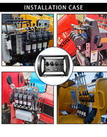 Télécommande de grue 4 boutons sans fil, radiocommande hydraulique, contrôle proportionnel, piles AAA, télécommande pour engins lourds